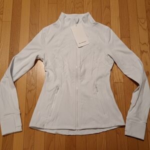 Lululemon Athletica White Full Zip Up